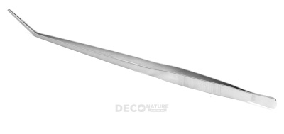 DECO NATURE TOOL C-GRIP 48 Пинцет с изогнутым концом д/аквариума, нерж/сталь